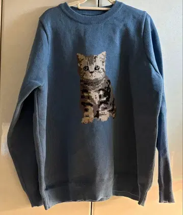 고양이 니트 스웨터