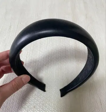 Ca4la 블랙 가죽 머리띠