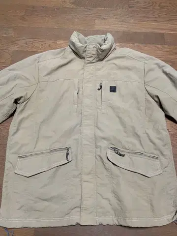 나일론 자켓 베이지 풀 지퍼