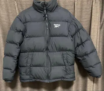 새상품급 Reebok 리복 다운 자켓 블랙 블랙