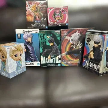 피규어 묶음 판매 단다단 주술회전 원피스