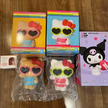 헬로키티 마이멜로디 피규어 세트