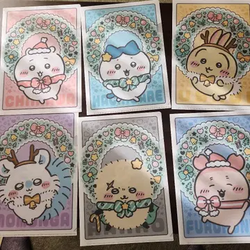 치이카와 (먼작귀) 세븐일레븐 클리어 파일 세트