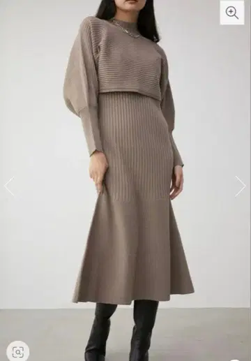 아줄바이마우지 니트 원피스