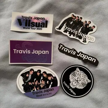 Travis Japan 왈츠 스티커 6개 세트