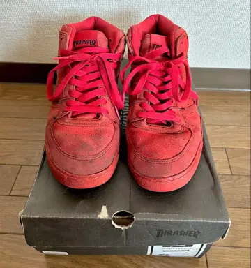 THRASHER 하이컷 스니커즈 25cm