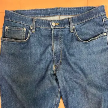 EDWIN 다크 블루 스트레이트 레그 데님 w35 일본제