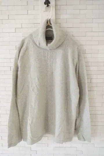 그레이셔스 캐시미어 100% 터틀 니트 스웨터 LL