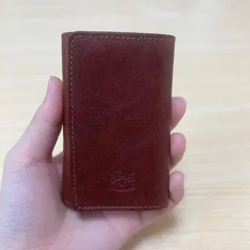 브라운 가죽 일비종떼 키케이스 컴팩트