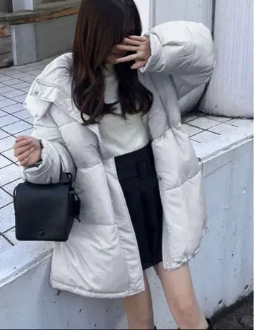 후드 2Way 미들 기장 다운 코트 [kd66]