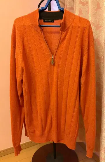 캐시미어 하프 지퍼 L 사이즈