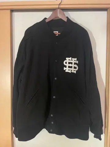 SEESEE 플리스 바시티 자켓