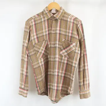 70s VINTAGE BIGMAC JC Penney 체크 플란넬 셔츠