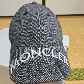 MONCLER 트위드 캡 그레이