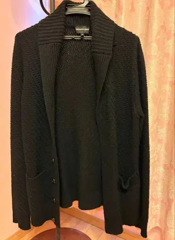 EMPORIO ARMANI 블랙 가디건 46