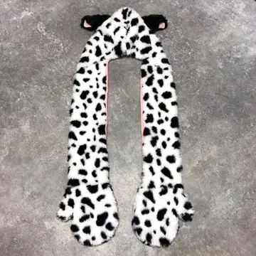 Disney STORE 101마리 강아지 머플러 장갑 포함 팬캡