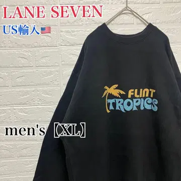 F913 [US 수입] 레인세븐 스웨트 셔츠 블랙 계열 [XL]