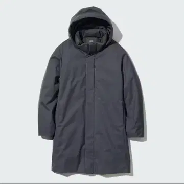 미사용 새상품 유니클로 하이브리드 다운 코트 남성용 블랙 M 사이즈