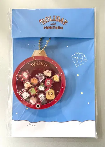 MINITEEN 아크릴 쉐이커 키링 빨간색