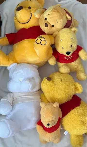 푸우 봉제 인형 묶음 판매