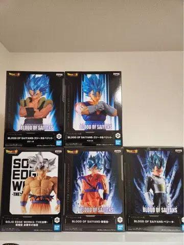 BLOOD OF SAYANS 손오공 피규어 5체 세트
