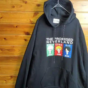 약속의 네버랜드 약네바 애니메이션 후드티 맨투맨 풀오버 구제 의류