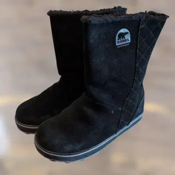 SOREL 블랙 방수 부츠