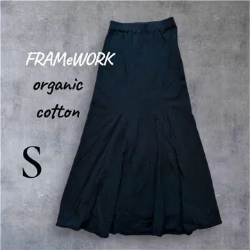 [새상품급] 프레임워크 오가닉 코튼 미니 쭈리 스커트 S