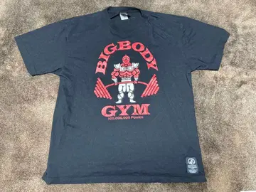 근육맨 KIN29 빅바디 헬스장 티셔츠 블랙 XL