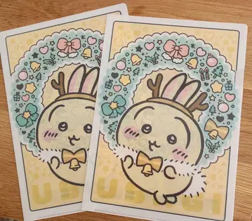 세븐일레븐 토끼 클리어 파일 2장 세트