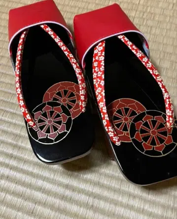 오키소우 일본 나막신 비옷 커버 포함