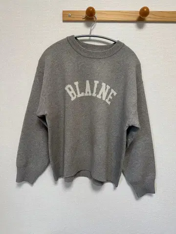 제나 로고 니트 택 포함 미사용 새상품