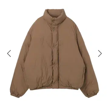 nknit 니트 벌룬 다운 자켓 브라운