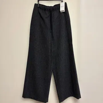 Spick and Span 트위드 와이드 이지 팬츠