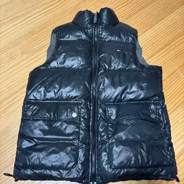 Tommy Hilfiger 블랙 다운 베스트 리버서블 S 사이즈