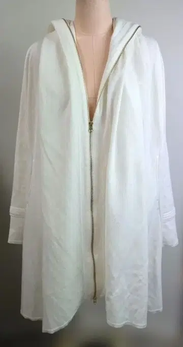 더블 스탠다드 클로징 새상품급 화이트 풀 집업 후드티 y40