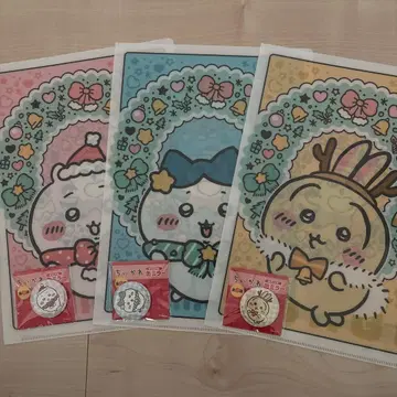 치이카와 클리어 파일 캔 거울 3세트 세븐일레븐