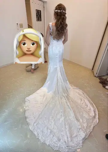 프로노비아스 웨딩 드레스 머메이드 드레스