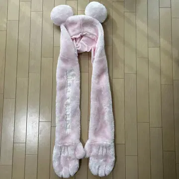 미키마우스 머플러 핑크