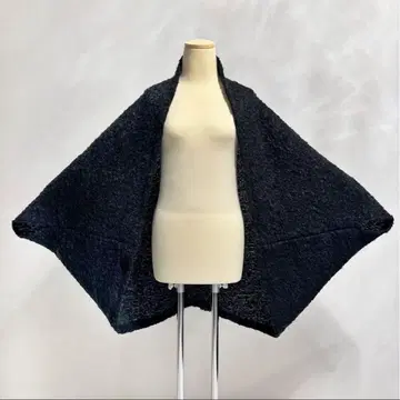 기모노 겉옷 코트 트위드 모몽가 마가렛 블랙 블랙