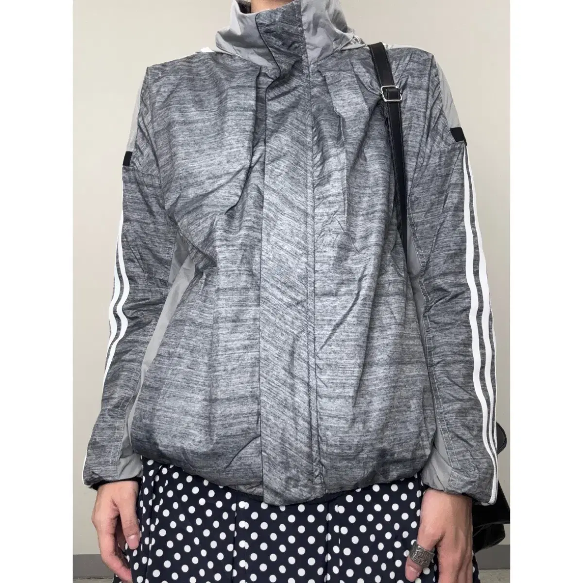 Japanese Vintage Adidas Windbreaker Jacket Hoodie Outerwear y2k