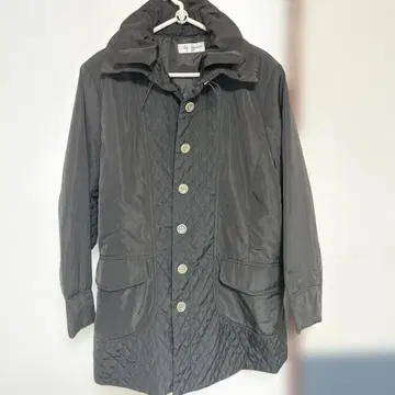 Cher Square 블랙 퀼팅 자켓 5L