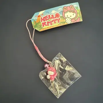 [ 미개봉 새상품 ] 후쿠이 한정 헬로키티 핑크 공룡 초레어