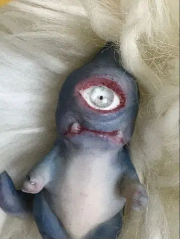 창작 인형 요괴 하나 눈 인형 도루 유령 창작 도루 핸드메이드