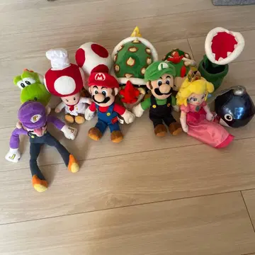 새상품급! 슈퍼 마리오 마리오 봉제 인형 세트 USJ 유니버셜 스튜디오