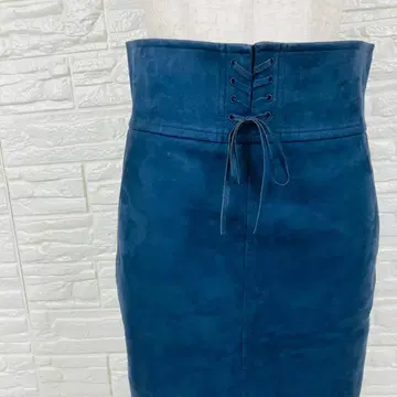 맥피 스커트 S 인조 가죽 타이트 레이스업 [ 2597-39 ]