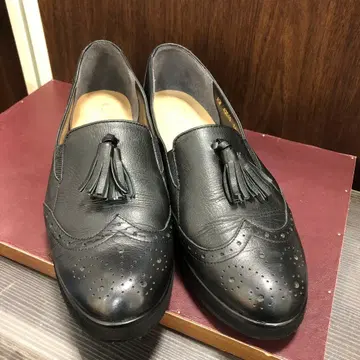 다이애나 매니쉬 슈즈 태슬 블랙 새상품급 24.5cm DIANA