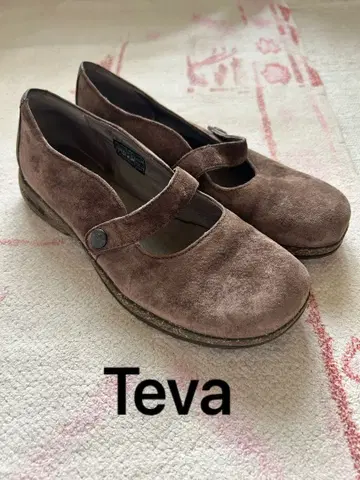 Teva 브라운 스웨이드 멜리 제인 일본 미발매