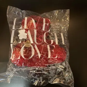 빨간색 글리터 하트형 마스코트