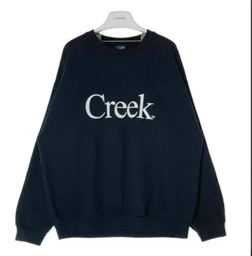 Creek 로고 네이비 트레이닝복